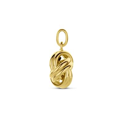 14K Geelgouden Hanger in Knoopvorm - Elegant en Symbolisch
