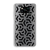 Crazy pattern: Xiaomi Poco X3 NFC Transparant Hoesje