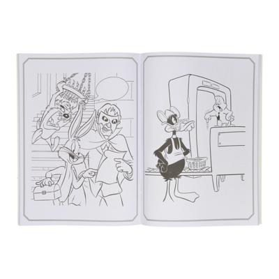 Boek Specials Nederland BV Warner bros color kleurboek looney tunes met stickers