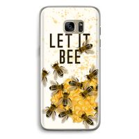 Let it bee: Samsung Galaxy S7 Edge Transparant Hoesje