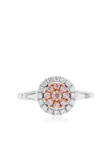 HYT Jewelry bague en or blanc 18ct sertie de diamants Argyle Pink - Argent