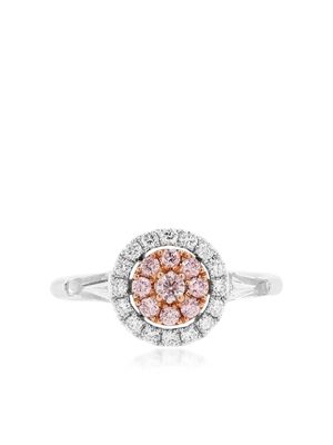 HYT Jewelry bague en or blanc 18ct sertie de diamants Argyle Pink - Argent