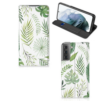 Samsung Galaxy S21 FE Smart Cover Leaves - thumbnail