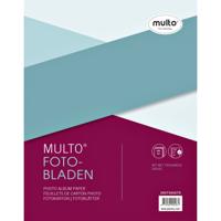 Fotobladen multo 23-gaats + dekvel wit | 10 stuks