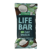 Lifefood Lifebar oatsnack kokos bliss bio 40 Gram