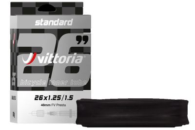 Vittoria Standard 700x28/42C Presta Binnenband 48mm Zwart