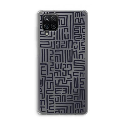 Moroccan Print: Samsung Galaxy A12 Transparant Hoesje
