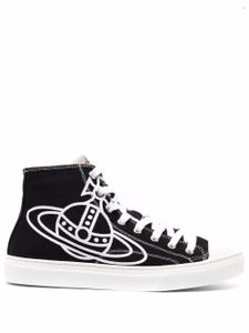 Vivienne Westwood baskets montantes Plimsoll - Noir