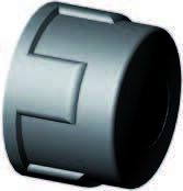 Europond PP Draadkap ½" met Rubberen Plaatje - Waterdicht voor Vijverleiding Installatie