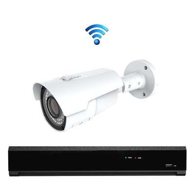 1x Draadloze Professionele 4K Ultra HD IP IR Bewakingscamera Set - POE NVR Recorder - 8 Kanaals - Nachtzicht & 1TB Opslag