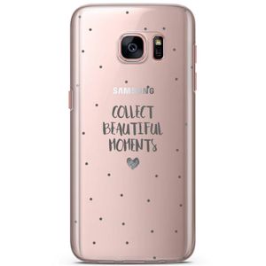 Samsung Galaxy S7 siliconen hoesje - Collect beautiful moments