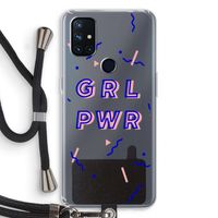 GRL PWR: OnePlus Nord N10 5G Transparant Hoesje met koord