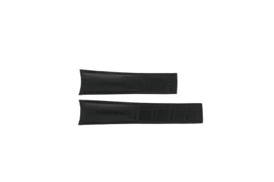 Horlogeband Tag Heuer FC6225 Leder Zwart 22mm