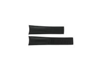 Horlogeband Tag Heuer FC6225 Leder Zwart 22mm