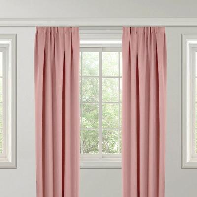 Gordijnen Verduisterend & Isolerend - Haken Of Ringen - Oud Roze 250x150 Cm - - Dekbed-Discounter.nl