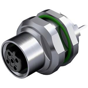 Weidmüller 2421880000 Sensor/actuator connector, niet geassembleerd M12 Aantal polen (sensoren): 4 Bus, inbouw 10 stuk(s)