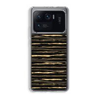 Gouden strepen: Xiaomi Mi 11 Ultra Transparant Hoesje