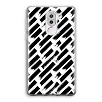 Zwarte vegen: Honor 6X Transparant Hoesje