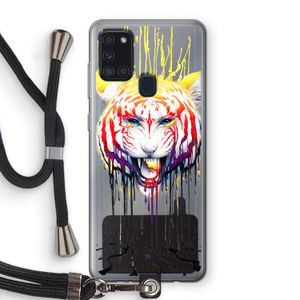 Fading: Samsung Galaxy A21s Transparant Hoesje met koord