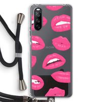 Bite my lip: Sony Sony Xperia 10 III Transparant Hoesje met koord