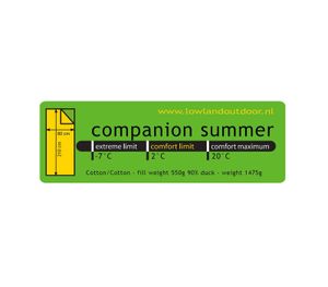 Lowland Companion Summer Slaapzak