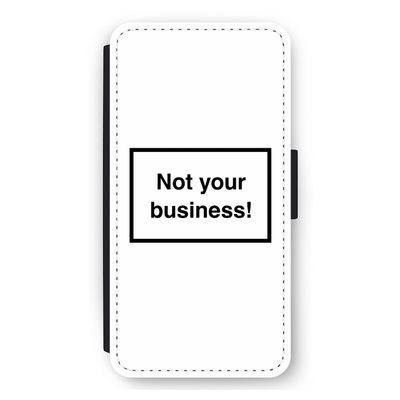 Not your business: iPhone 11 Flip Hoesje