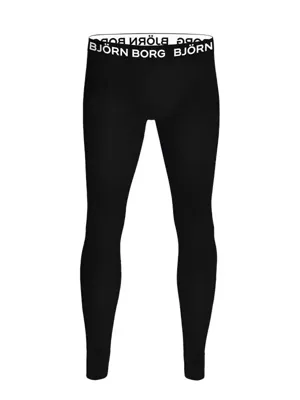 Cotton Strech Long Johns Unisex - Lange onderbroek heren katoen - Zwart - Zwart - Zwart - Zwart - Zwart - Zwart - Zwart - Zwart - Zwart -