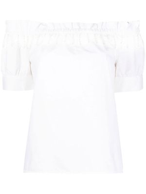 LIU JO blouse à épaules dénudées - Blanc