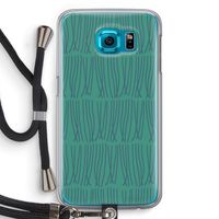 Swirls: Samsung Galaxy S6 Transparant Hoesje met koord