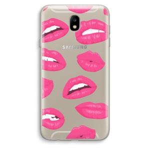 Bite my lip: Samsung Galaxy J7 (2017) Transparant Hoesje