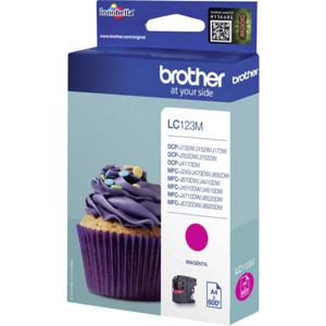 Brother LC-123M inktcartridge 1 stuk(s) Origineel Magenta