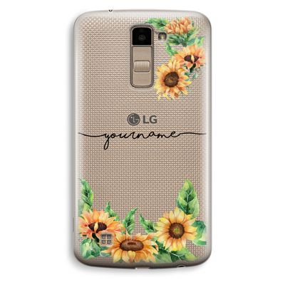 Zonnebloemen: LG K10 (2016) Transparant Hoesje