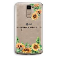 Zonnebloemen: LG K10 (2016) Transparant Hoesje