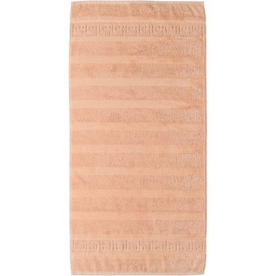 Cawö Cawö Noblesse Uni Handdoek 50x100 Zalm