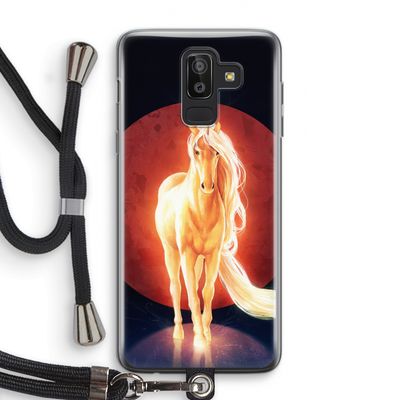 Last Unicorn: Samsung Galaxy J8 (2018) Transparant Hoesje met koord
