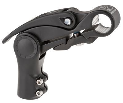Pro stuurpen verstelbaar met hevel 31,8 / 110 / 28,6 mm mat zwart