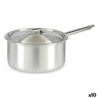 Sauspan met deksel Kinvara 100022 100022 Zilverkleurig Aluminium 4 L 24,5 x 12 x 41 cm 41 x 12 x 24,5 cm (10 Stuks)