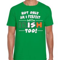 St. Patricksday / I am Irish too feest shirt / outfit groen voor heren 2XL  -
