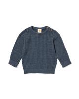 HEMA Newborn trui blauw (blauw)
