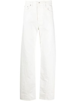 Lanvin jean droit Twisted - Blanc