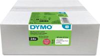 Dymo etiketten LabelWriter ft 57 x 32 mm, verwijderbaar, wit, 1000 etiketten, multipack van 24 rollen