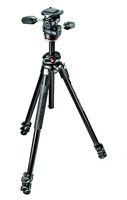 Manfrotto MK290DUA3-3W tripod Digitaal/filmcamera 3 poot/poten Zwart - thumbnail