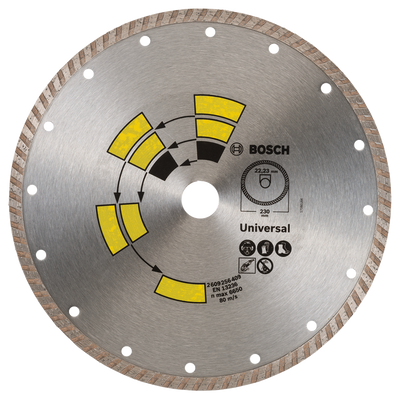 Bosch Accessoires Diamantdoorslijpschijf Universal Turbo | 230 mm - 2609256409