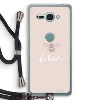 Be(e) kind: Sony Xperia XZ2 Compact Transparant Hoesje met koord