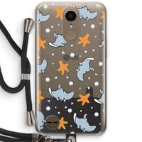 Manta: LG K10 (2017) Transparant Hoesje met koord