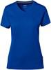 Hakro 169 COTTON TEC® Women's V-neck shirt - Royal Blue - 3XL