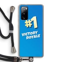 Victory Royale: Samsung Galaxy S20 FE / S20 FE 5G Transparant Hoesje met koord