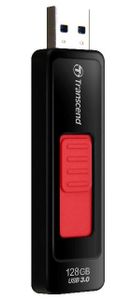 Transcend JetFlash elite JetFlash 760, 128GB USB flash drive USB Type-A 3.2 Gen 1 (3.1 Gen 1) Zwart, Rood