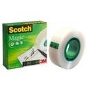 Scotch plakband Magic tape, 19 mm x 25 m, 3 rollen