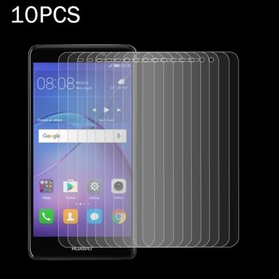 10 stuks voor Huawei Y3 2017 0.3mm 9H oppervlaktehardheid 2.5D explosieveilige Full Screen getemperd glas scherm Film